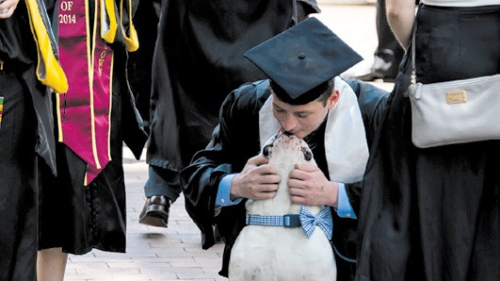 jack with graduating student