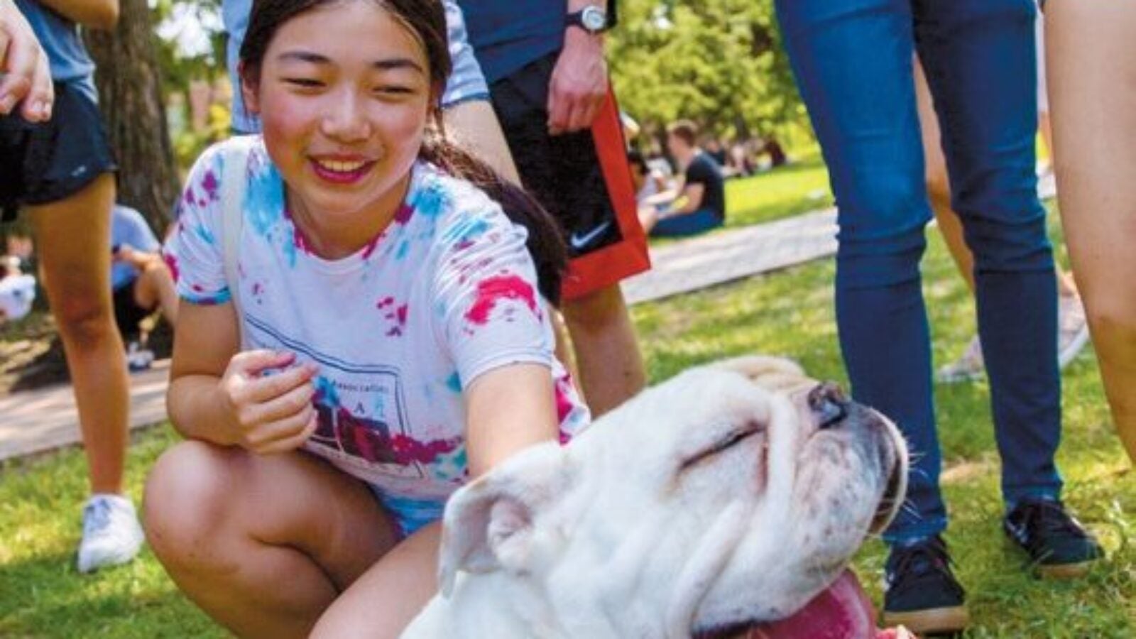 jack smiling with students