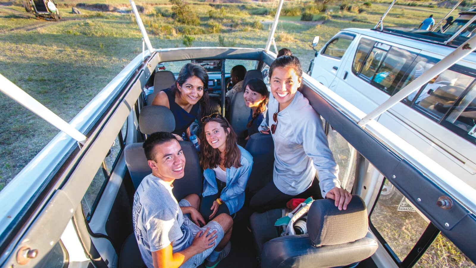 Nguyen and his Georgetown classmates traveled to Kenya to assist economics professor William Jack with a road safety project
