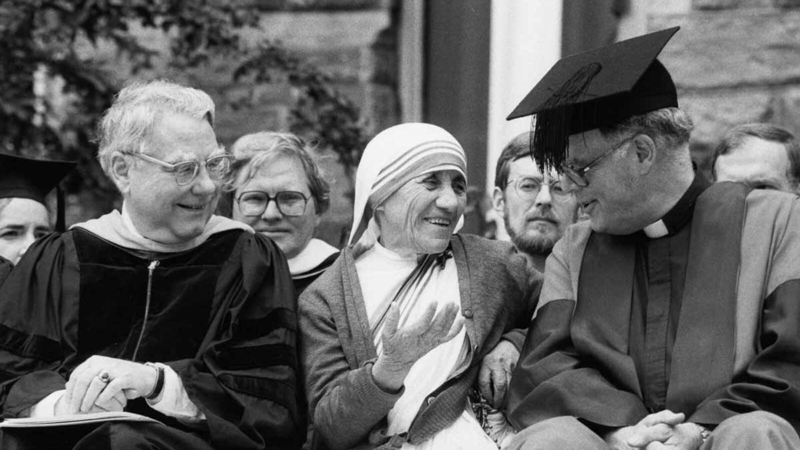 Mother Teresa and Timothy Healy SJ