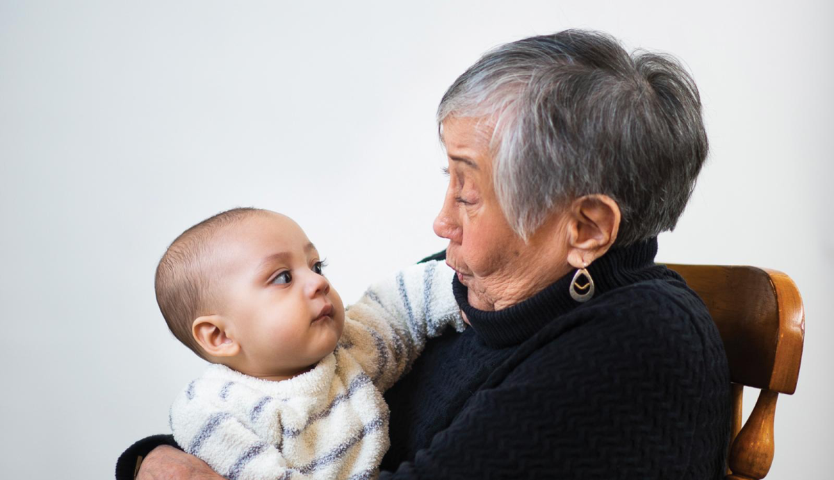 grandma and baby