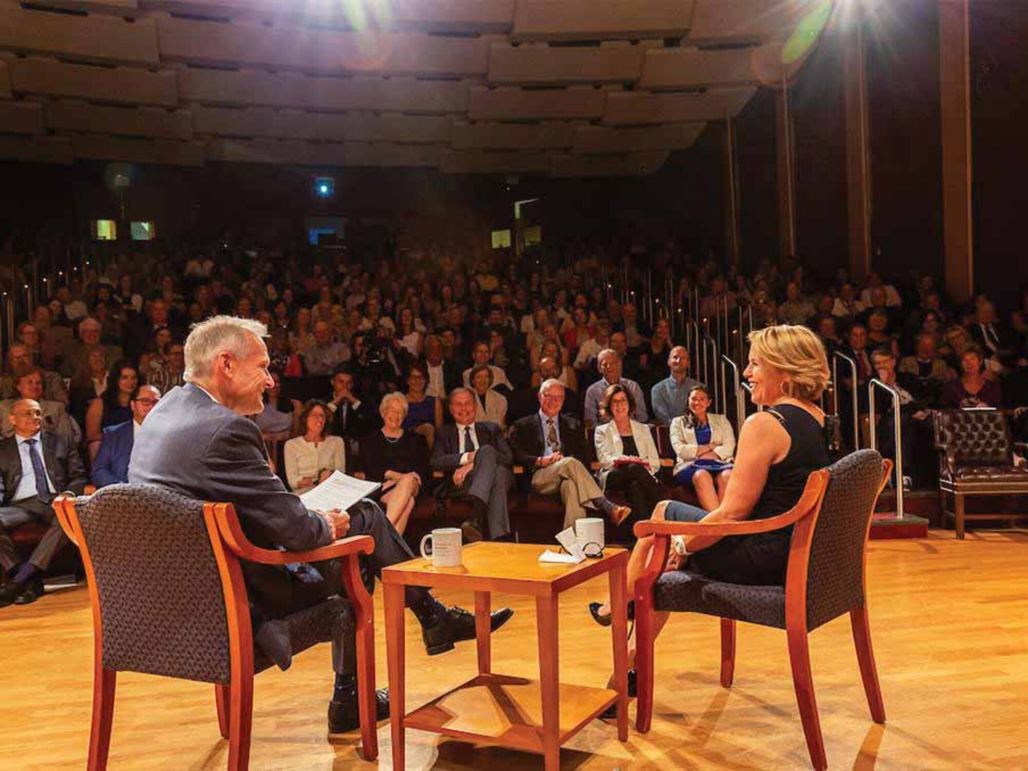 Katie Couric and John Marshall