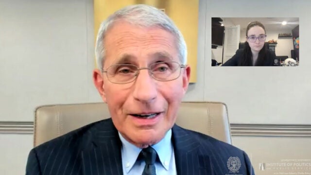 The Jesuit-educated physician and immunologist engaged with students and faculty in a virtual seminar this summer, noting that thoughtful and informed decision-making will be key in combating the spread of the coronavirus in the months ahead.