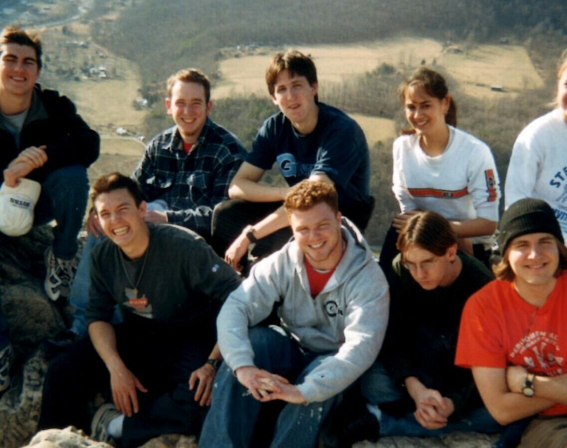 daniel rigby and friends on mountain