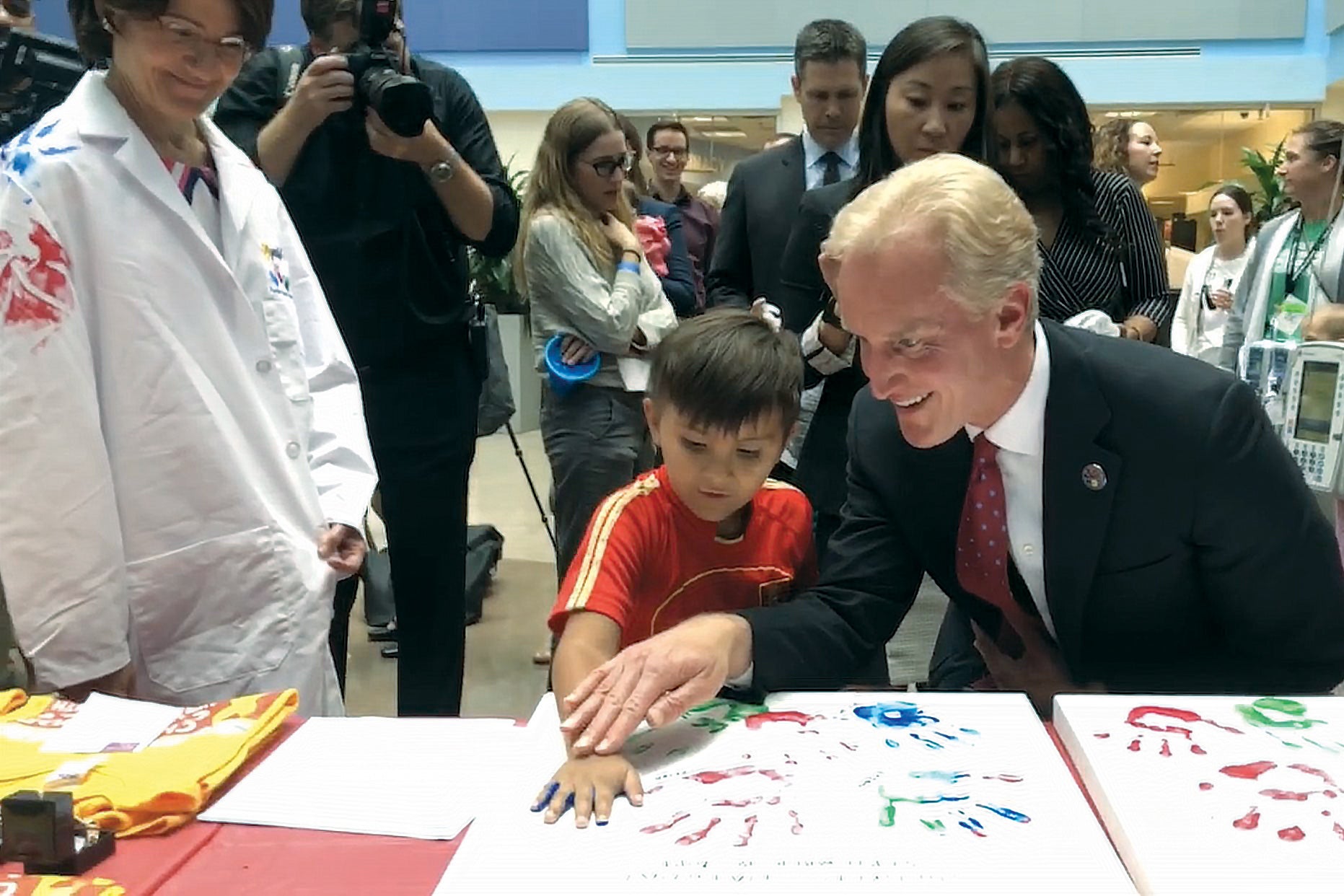 Georgetown alumnus and parent Kevin Reilly runs “Hands on Hope” to support Georgetown Lombardi programs.