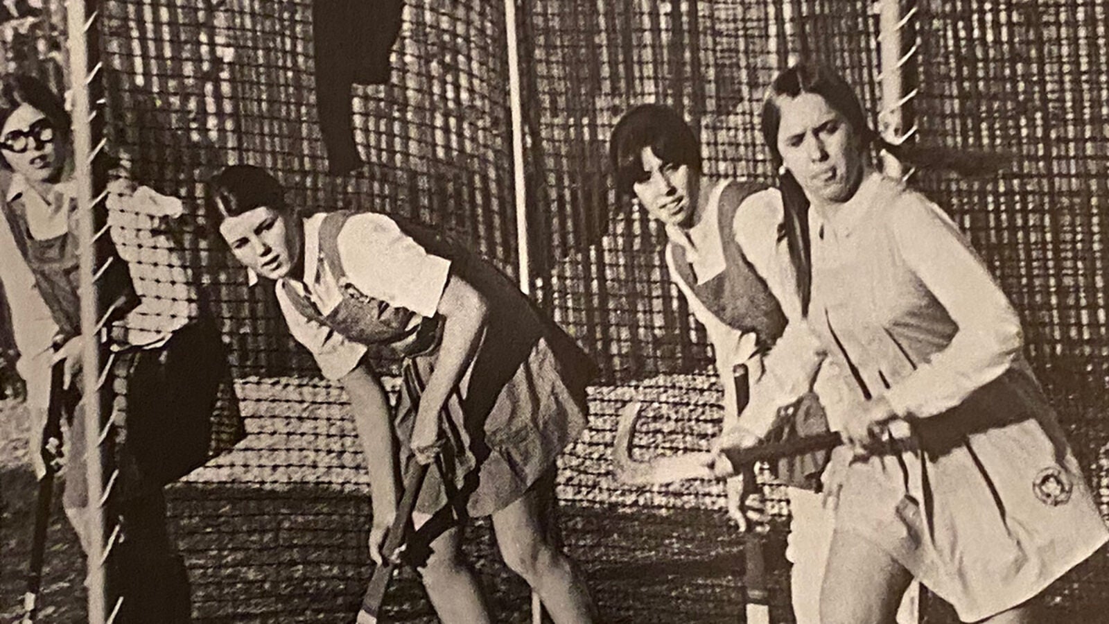 1970: Women’s field hockey represents the Blue and Gray;