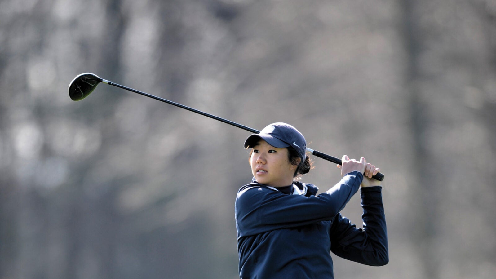 2010: Golfer Eunae Jo (B’12) plays in all 10 tournaments each year at Georgetown
