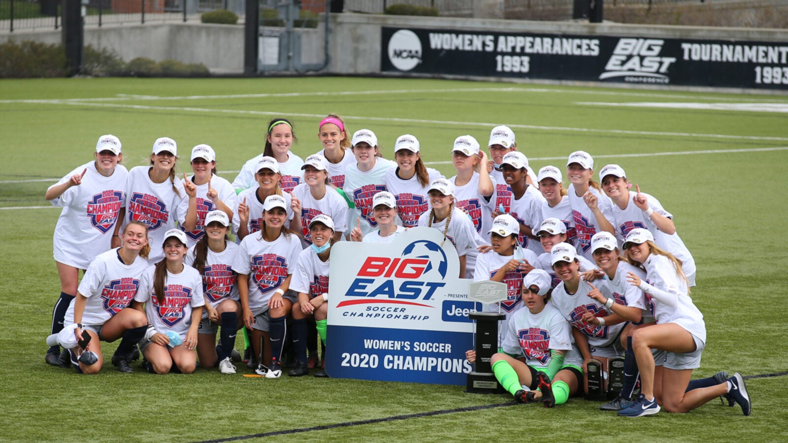 2020: Georgetown wins the BIG EAST Women’s Soccer Championship in overtime