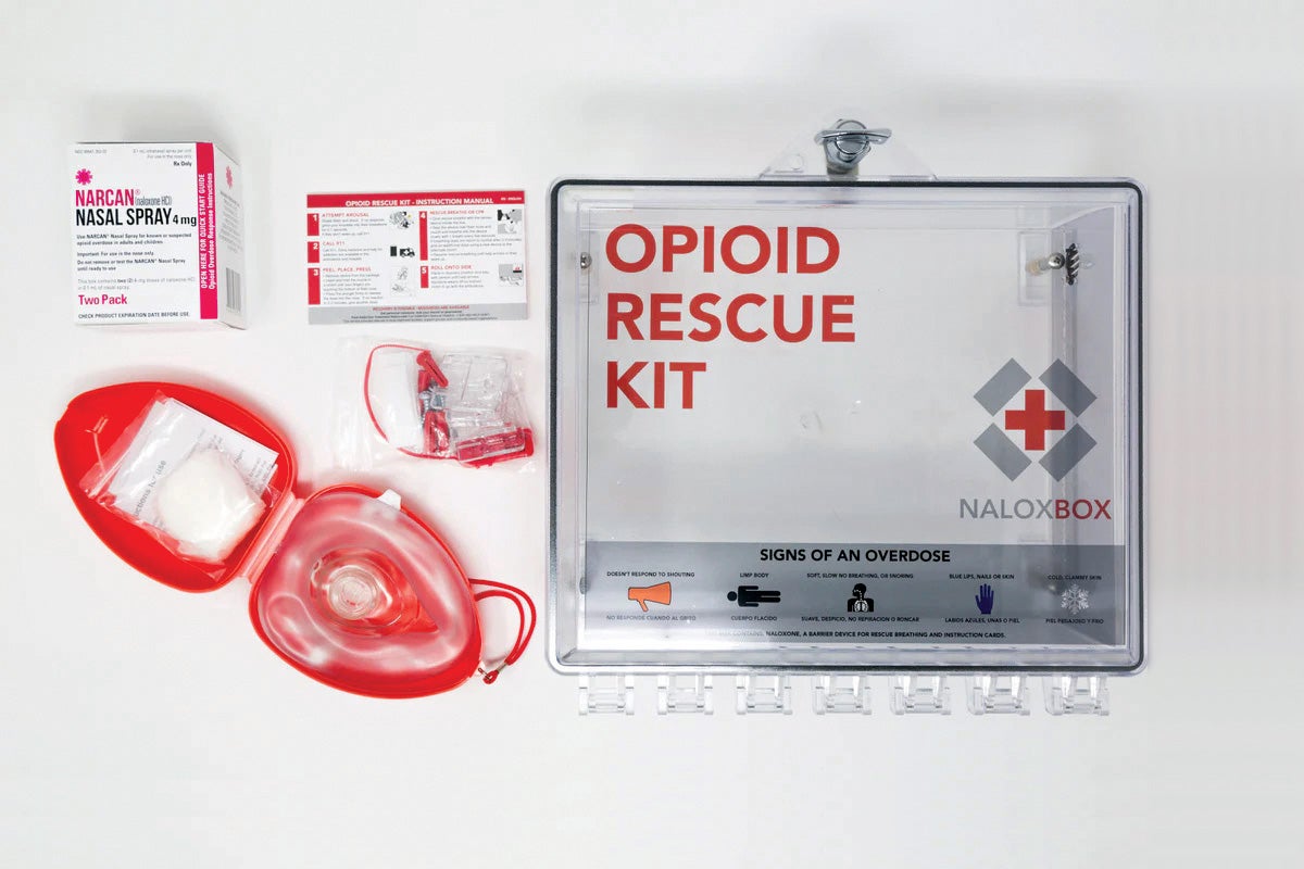 an opioid rescue kit