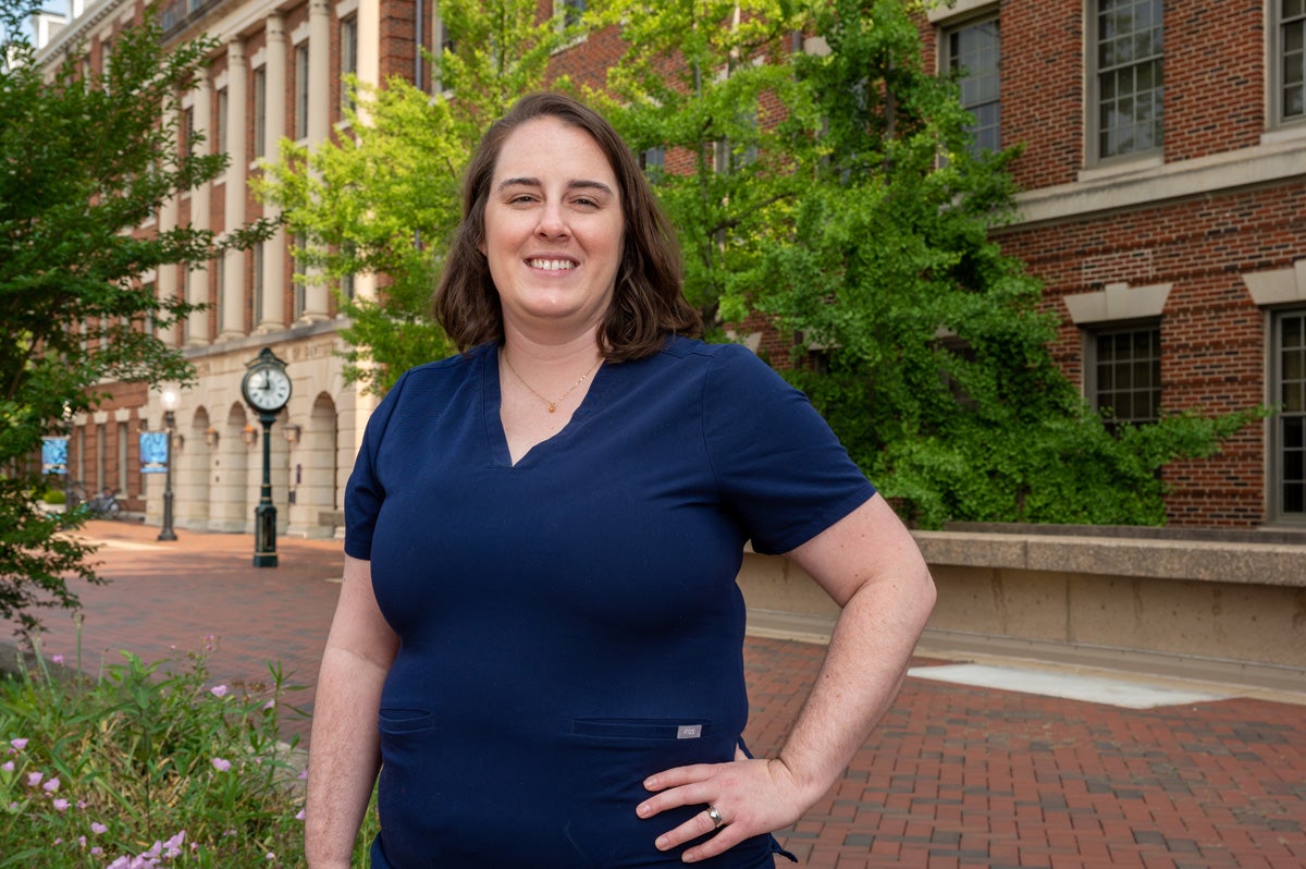 While enrolled in the School of Nursing’s Clinical Nurse Leader program, Casey Haldeman, M.S., R.N, was named a Pellegrino Scholar, teaming with students from the School of Medicine to explore complex issues in medical ethics.
