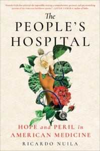 a book with the words "the people's hospital" and plants