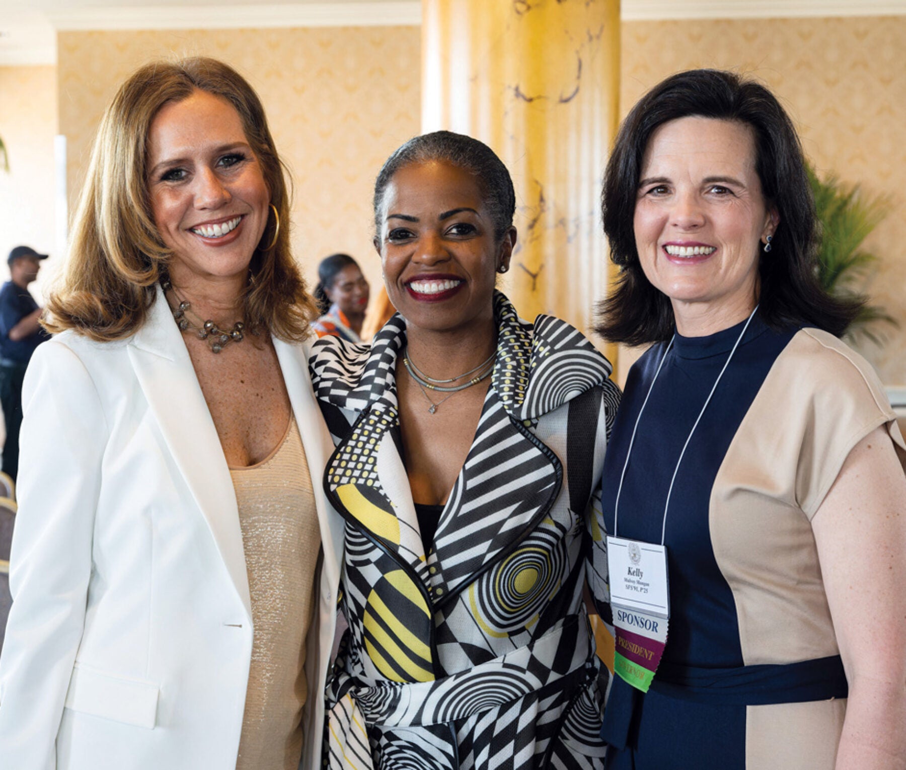 julia farr and other folks posing
