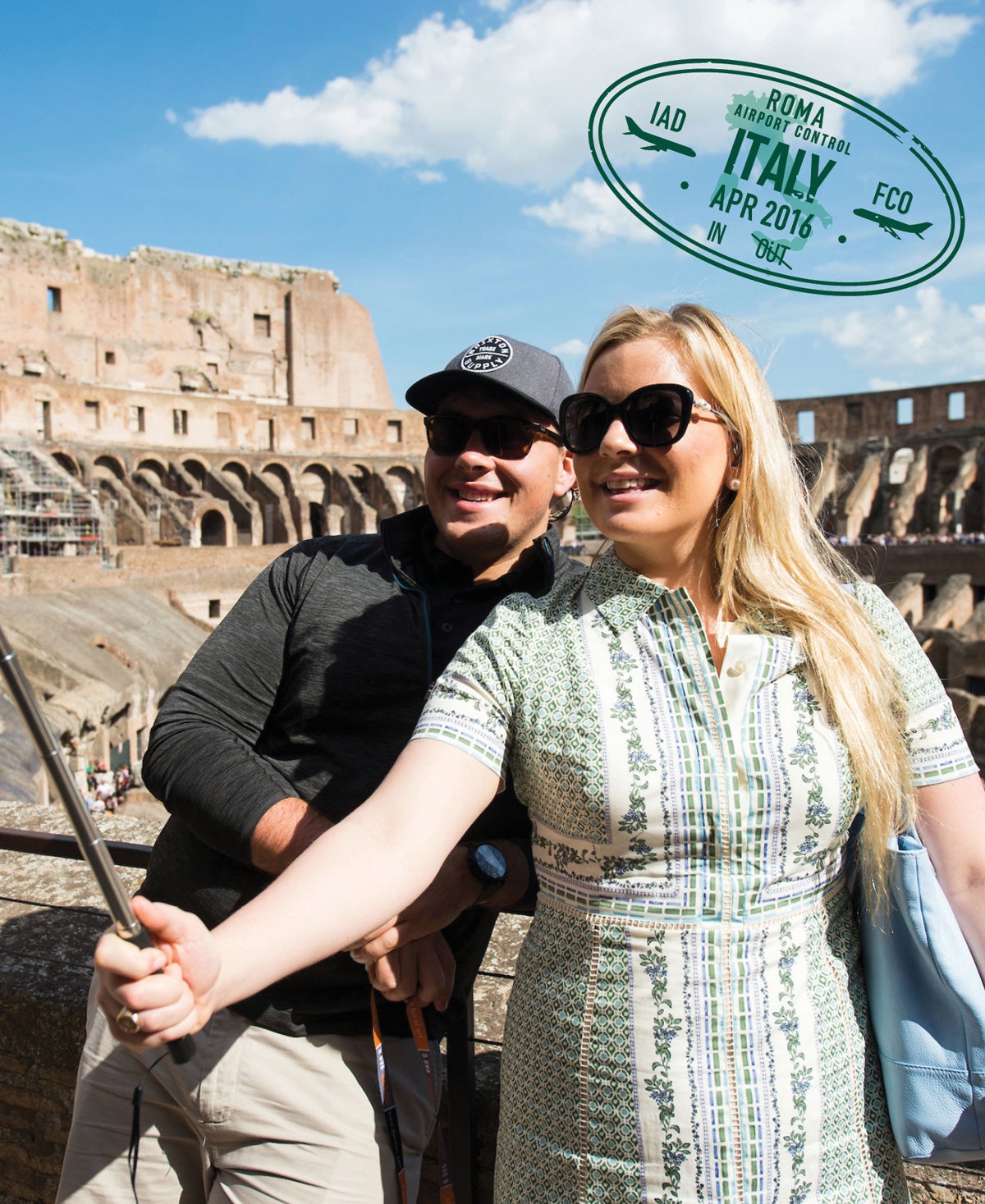 At John Carroll Weekend Rome in 2016, Hoyas explored the Colosseum and Forum together