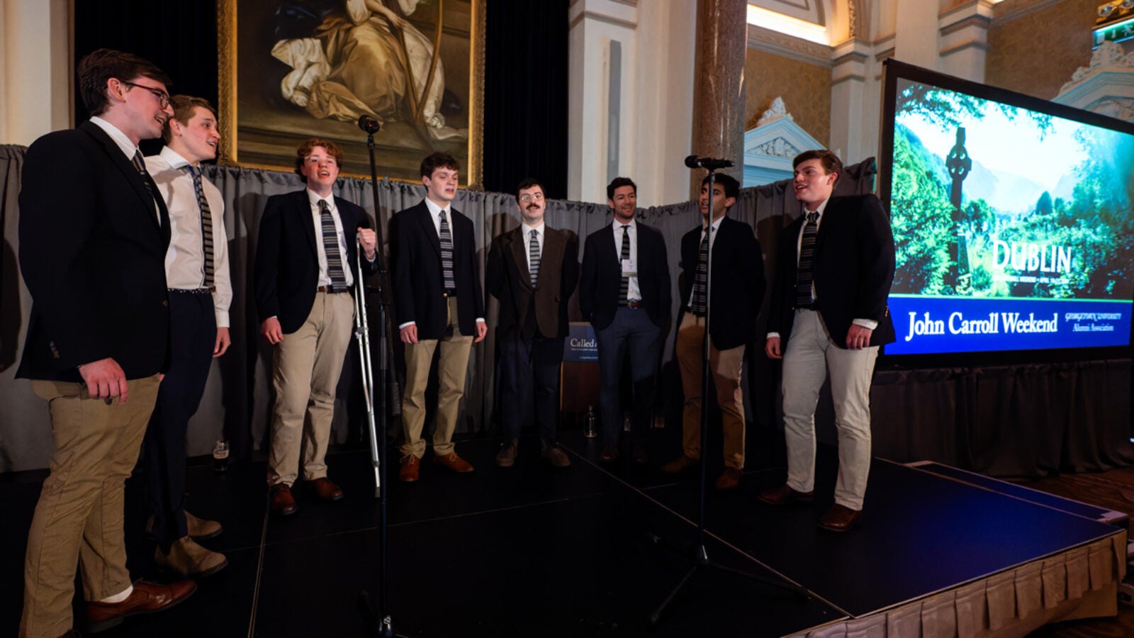 people posing in group