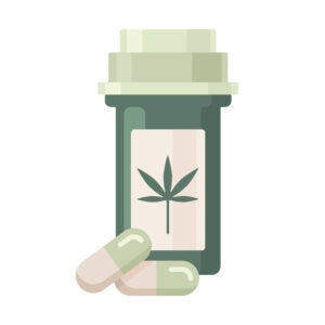 cannabis pill bottle