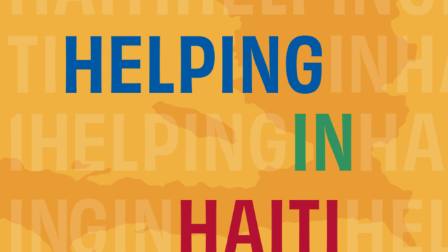 helping in haiti