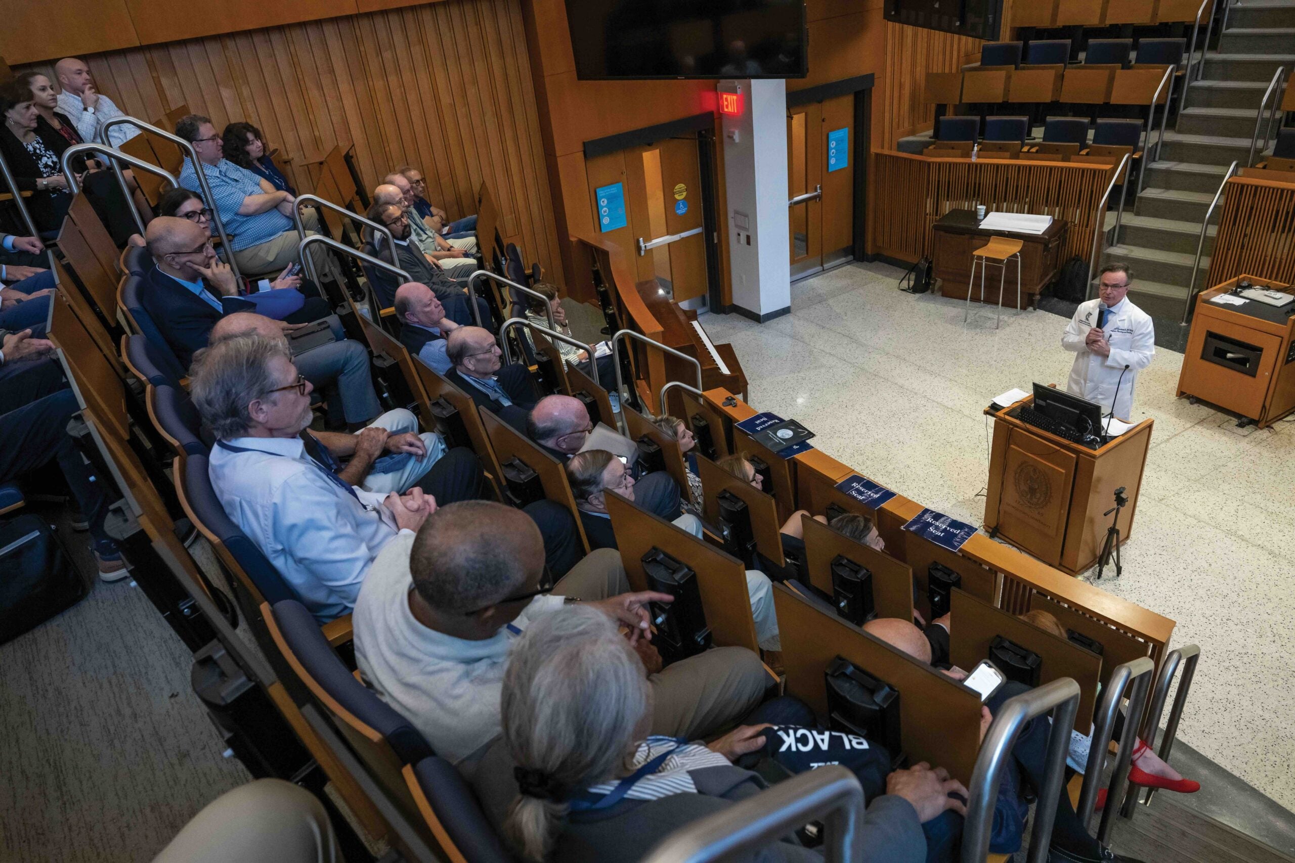 During Medical School Reunion in October, Beauchamp engaged with alumni about advancing medicine at Georgetown.