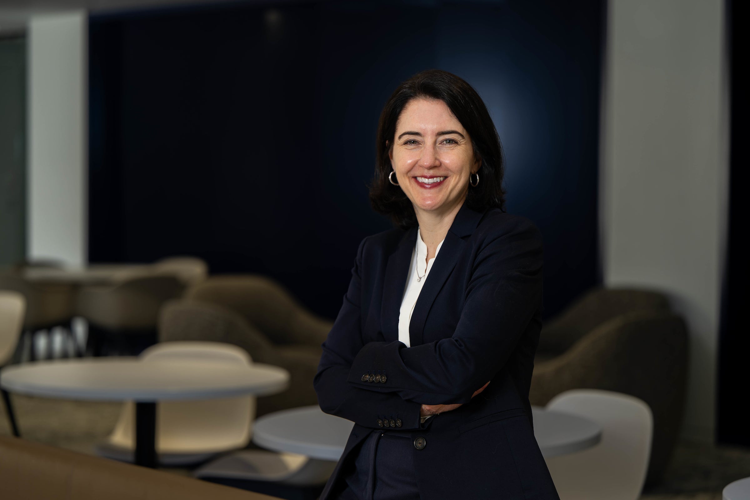 In her new role as GUMC’s vice president for advancement, Jackie Wood looks forward to sharing the “powerful story” of the work being done at Georgetown.