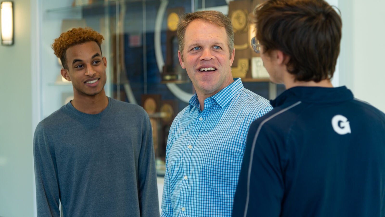 tony mazurkiewicz with students