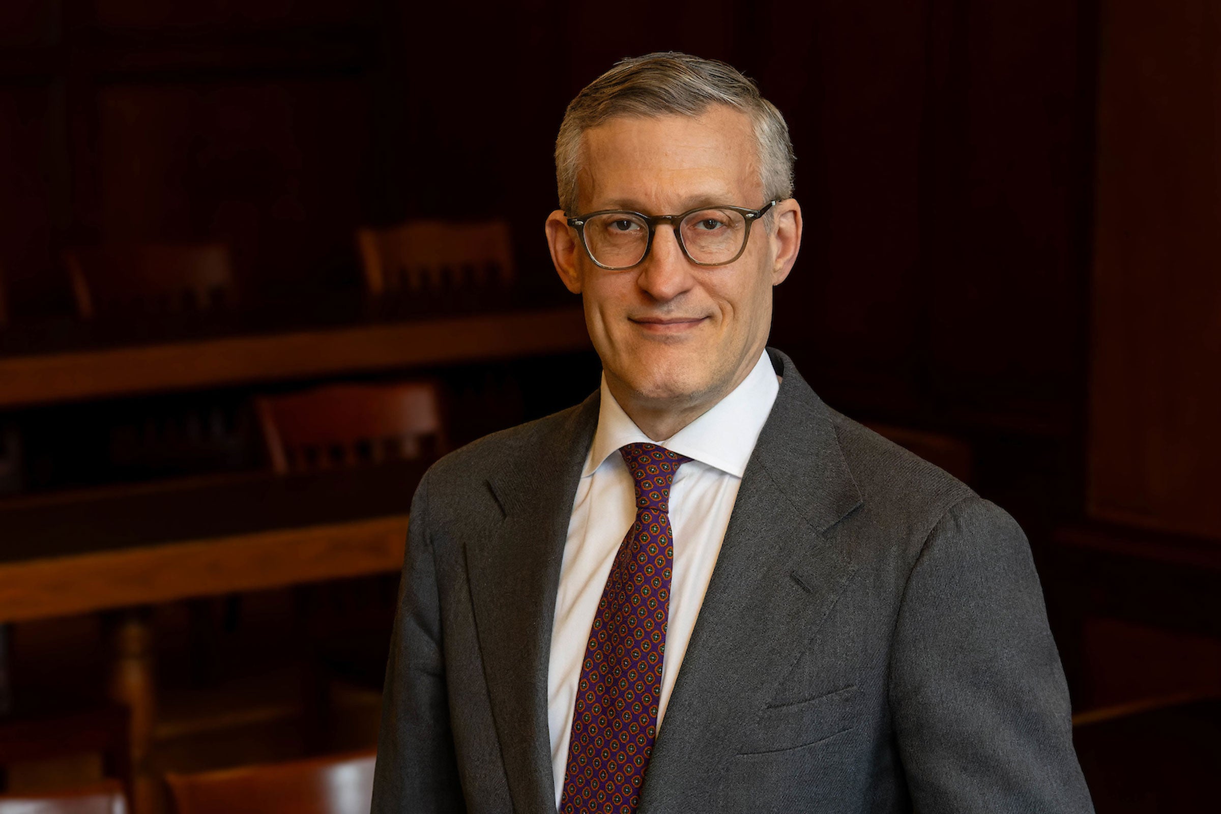 portrait of David Edelstein, dean of the College of Arts & Sciences
