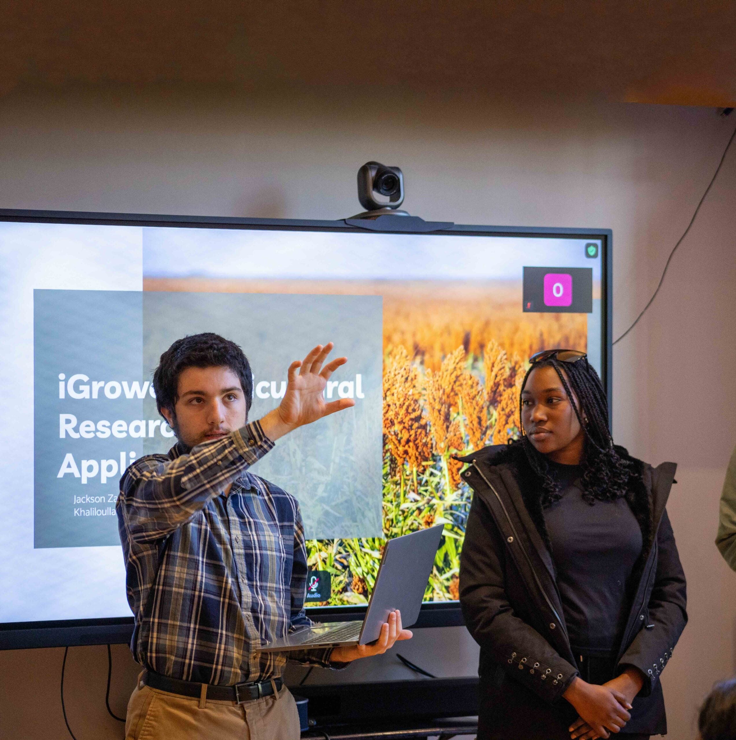 students from the Dakar American University of Science and Technology later came to Washington, DC for partnered final presentations