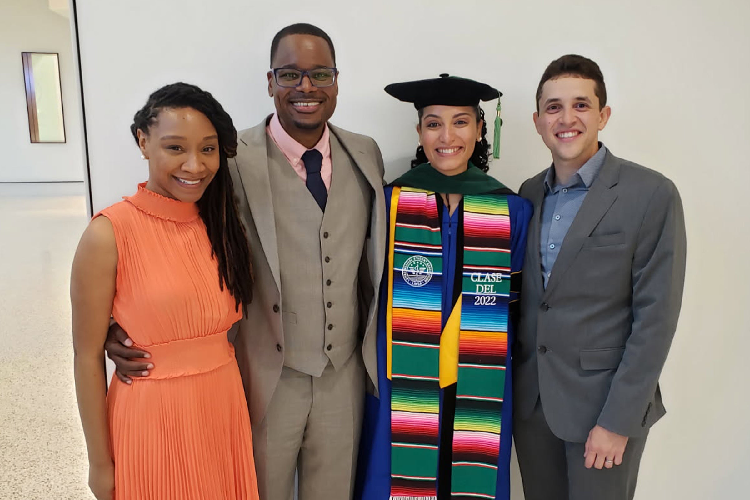 group shot at a graduation