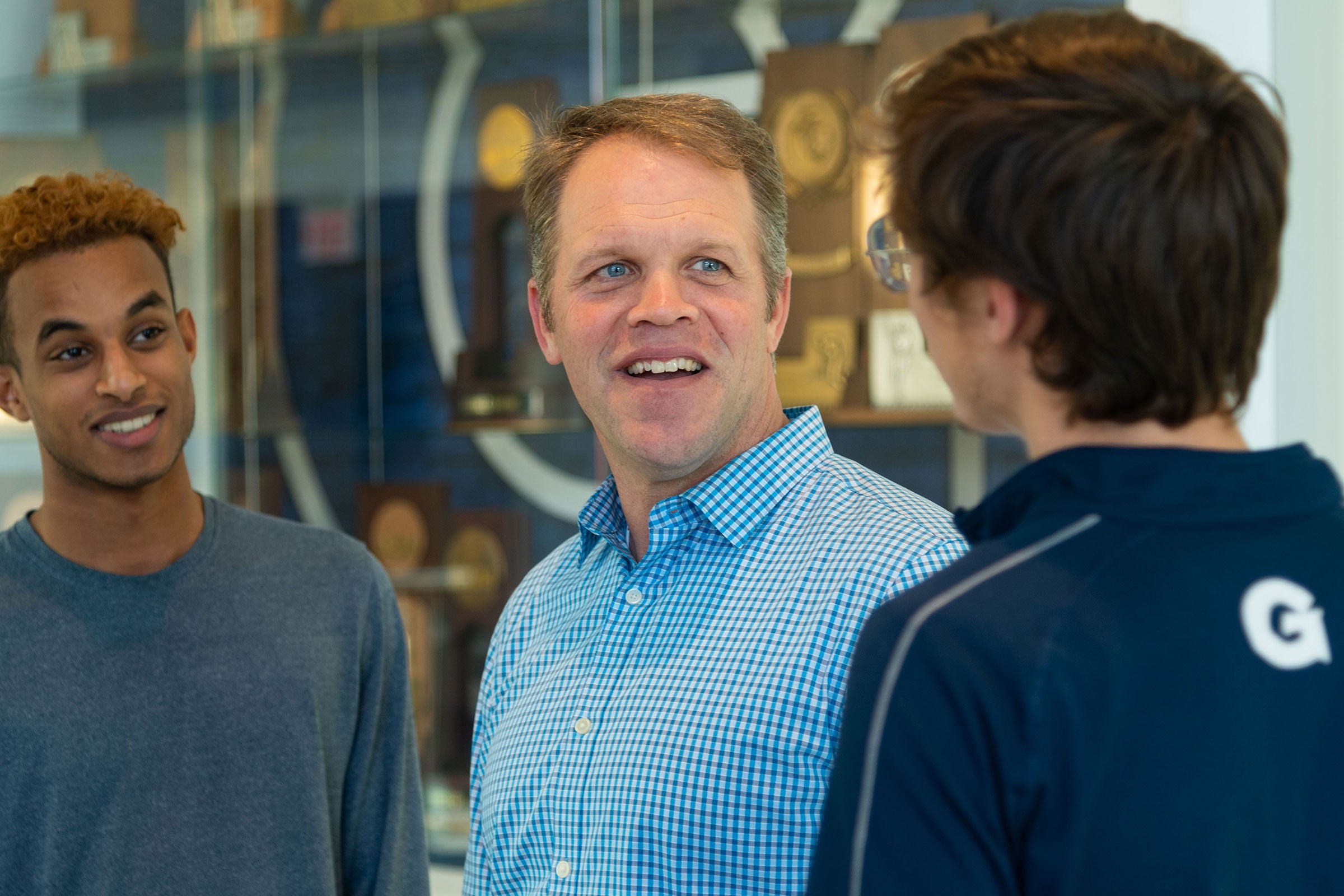 Tony Mazurkiewicz with students