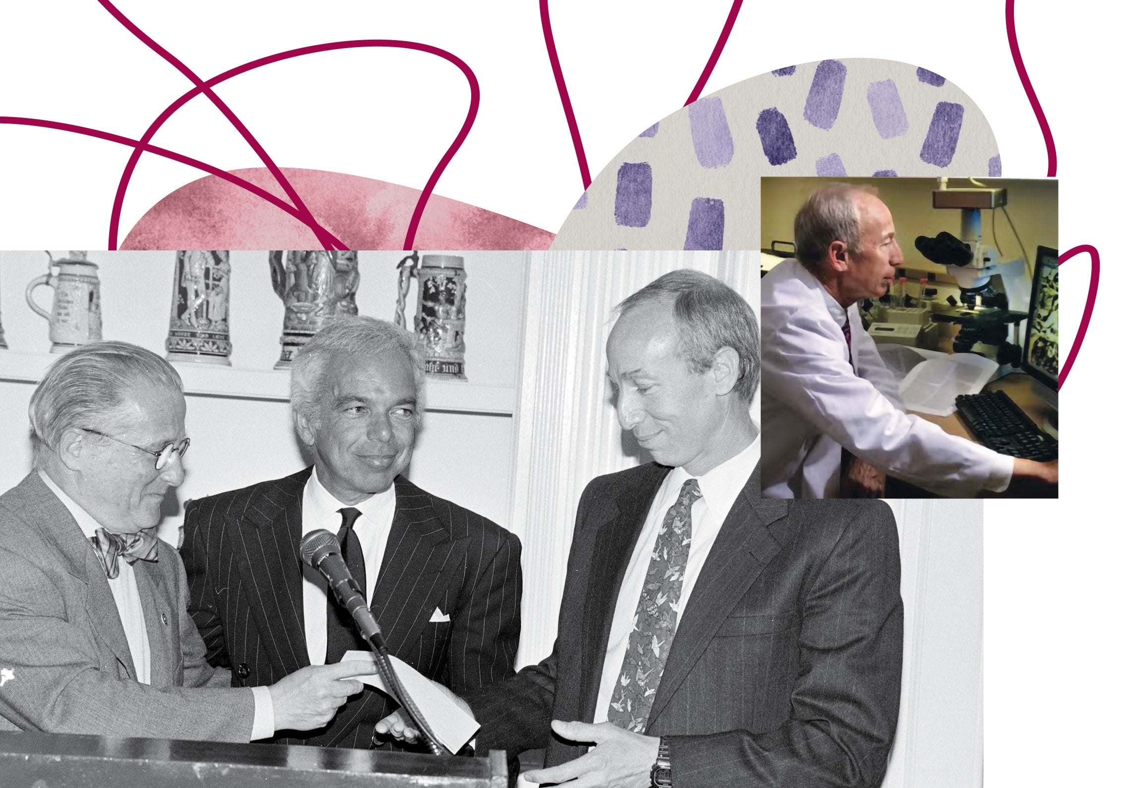 Lippman (right) at the Ralph Lauren Luncheon benefiting Georgetown Lombardi’s Nina Hyde Center for Breast Cancer Research in April 1995.