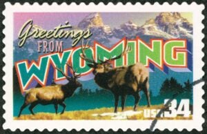 wyoming stamp