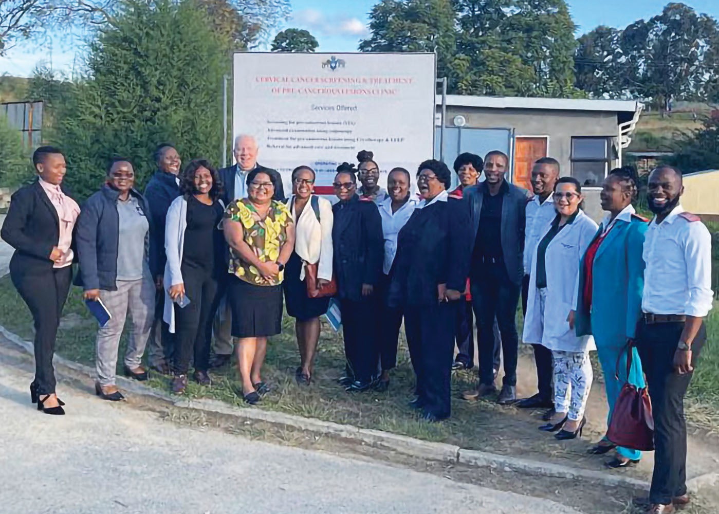 Georgetown global health researchers from Georgetown University’s Lombardi Comprehensive Cancer Center and the CGHPI met with stakeholders in Eswatini to plan for implementation science grant proposals that will allow them to scale-up the availability of HPV screening.