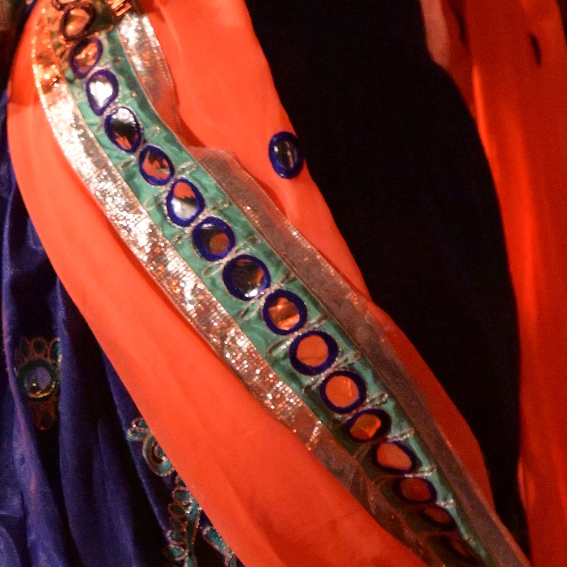 person wearing a sari