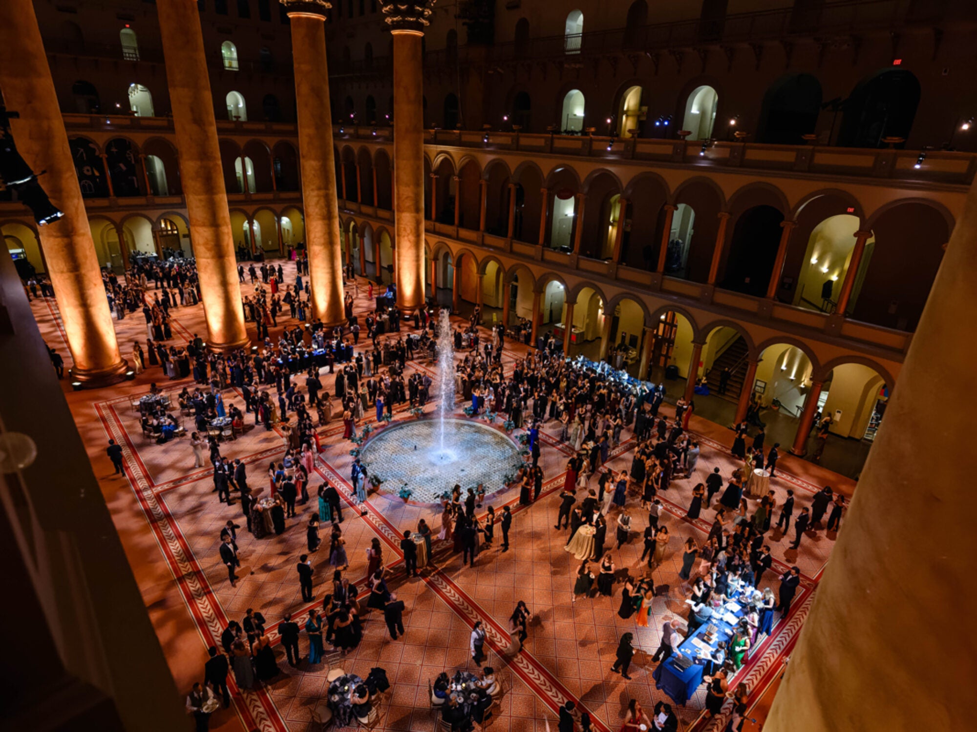 present day diplomats ball people hanging out