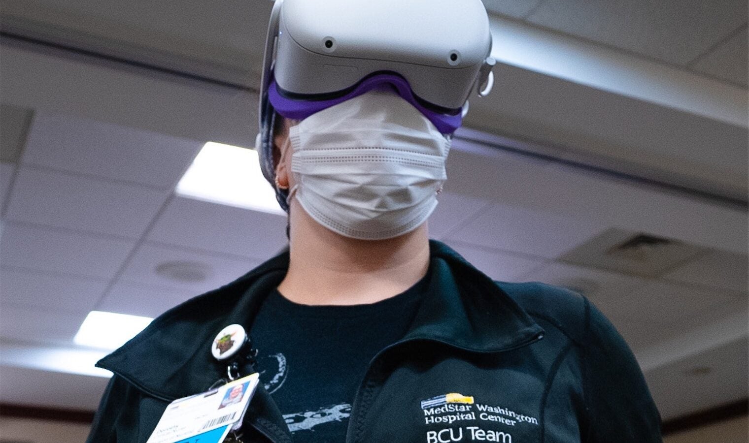 person with medical tools