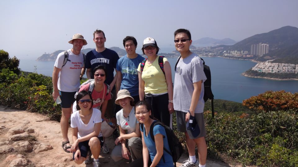Members of the Club of Hong Kong go for a hike in 2013